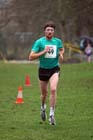 Richard Morrell (Morpeth) finishing the New Years Day Morpeth 11k Road Race. Photo: David T. Hewitson/Sports for All Pics